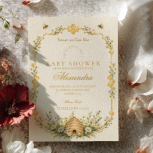 Delicate Sweet as Can Bee Garden Invitation