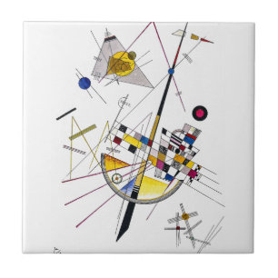 Delicate Tension #85 -  Kandinsky Ceramic Tile