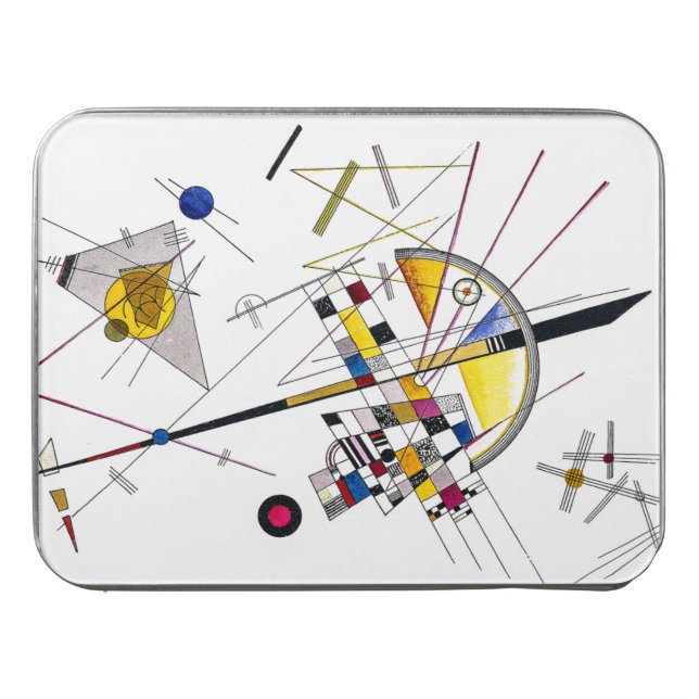Delicate Tension #85 -  Kandinsky Jigsaw Puzzle (Case Horizontal)