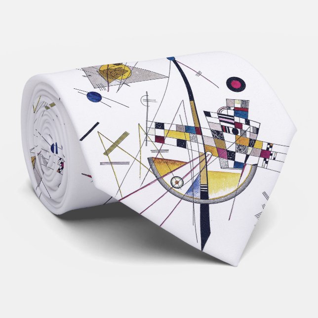 Delicate Tension #85 -  Kandinsky Neck Tie (Rolled)
