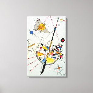 Delicate Tension by Wassily Kandinsky Canvas Print