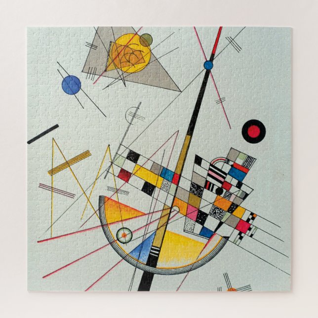 Delicate Tension by Wassily Kandinsky Jigsaw Puzzle (Vertical)