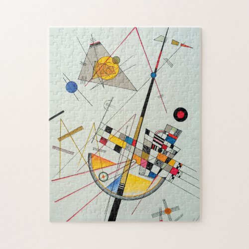 Delicate Tension by Wassily Kandinsky Jigsaw Puzzle