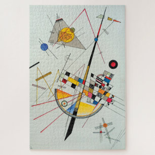 Delicate Tension by Wassily Kandinsky Jigsaw Puzzle