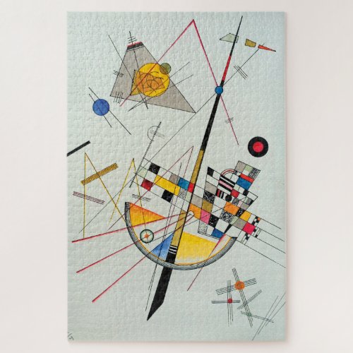 Delicate Tension by Wassily Kandinsky Jigsaw Puzzle