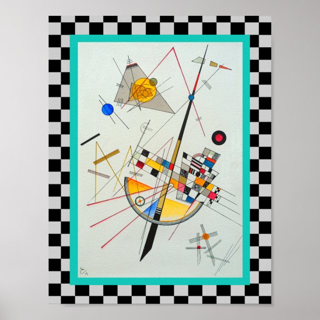 Delicate Tension by Wassily Kandinsky Poster (Front)