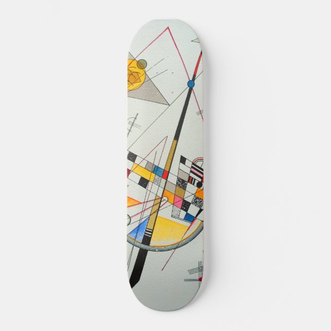 Delicate Tension by Wassily Kandinsky Skateboard (Front)