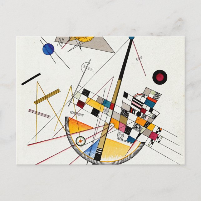 Delicate Tension, No. 85 by Wassily Kandinsky Postcard (Front)