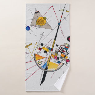 Delicate Tension No.85, Wassily Kandinsky Bath Towel