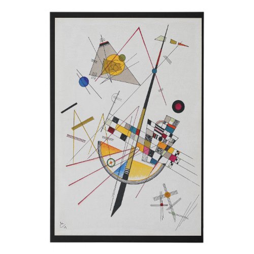 Delicate Tension No85 Wassily Kandinsky Faux Canvas Print