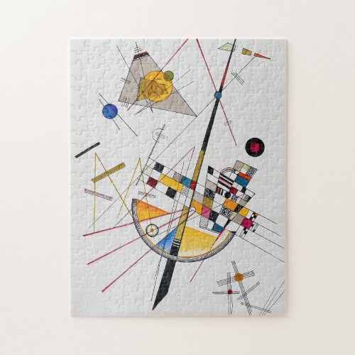 Delicate Tension No85 Wassily Kandinsky Jigsaw Puzzle