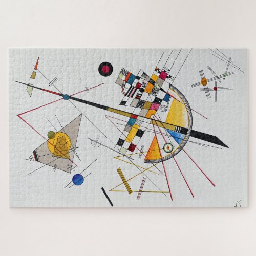 Delicate Tension No85 Wassily Kandinsky Jigsaw Puzzle