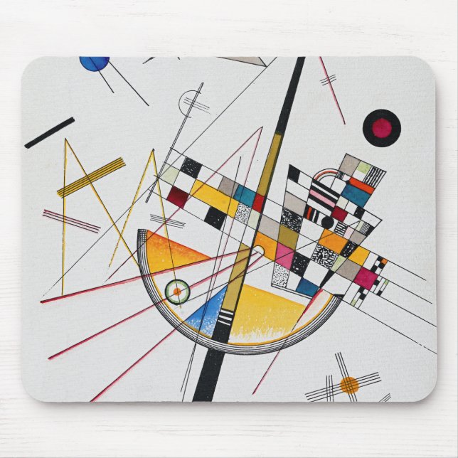 Delicate Tension No.85, Wassily Kandinsky Mouse Pad (Front)