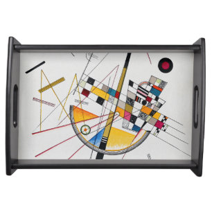Delicate Tension No.85, Wassily Kandinsky Serving Tray