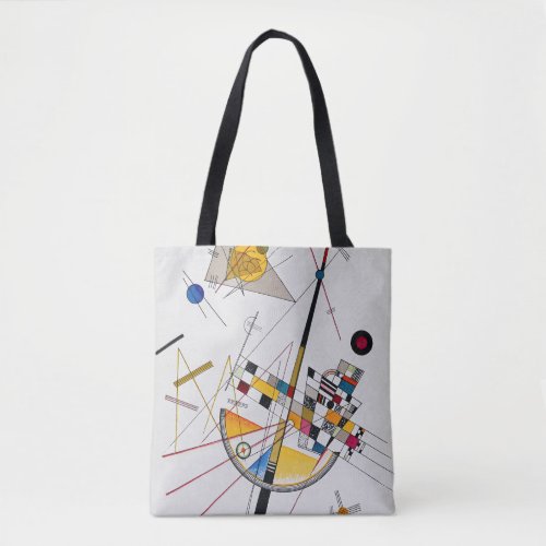 Delicate Tension No85 Wassily Kandinsky Tote Bag