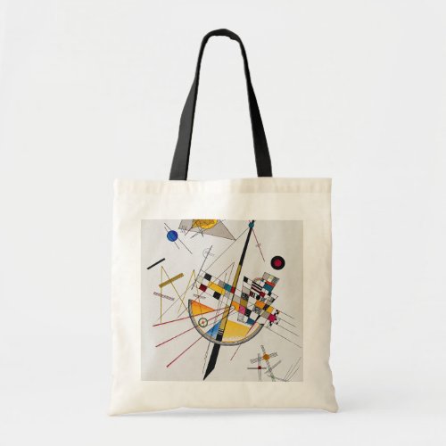 Delicate Tension No85 Wassily Kandinsky Tote Bag