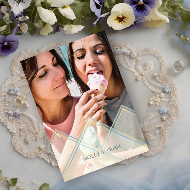 Delicate Transparency Effect on Romantic Couple Invitation (Delicate Transparency Effect Romantic Couple Photo Wedding Invitation Card.)