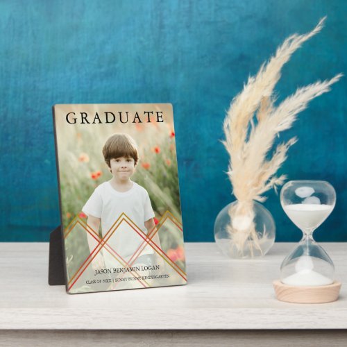 Delicate Transparency Effect Pre K Graduate Photo Plaque