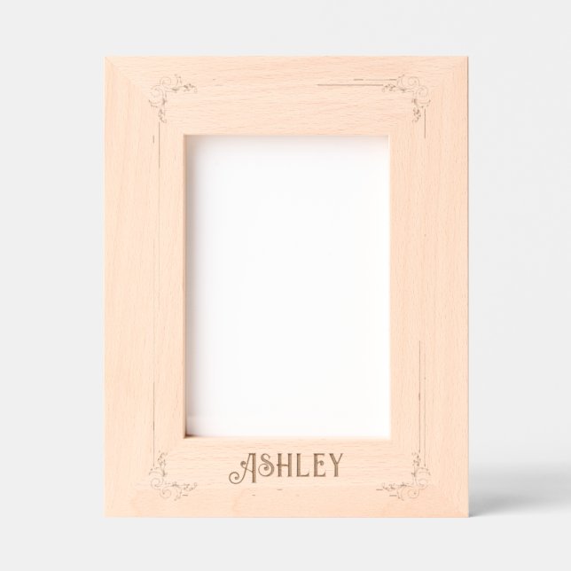 Delicate, Vintage  Engraved Frames (Front)