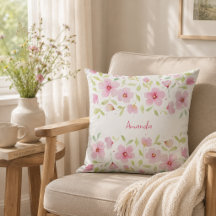 Delicate watercolor floral design