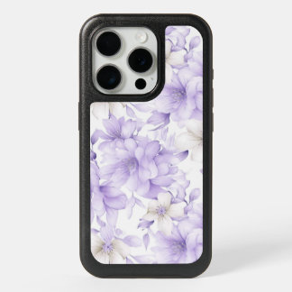 Delicate Watercolor Purple Flowers  iPhone 15 Pro Case