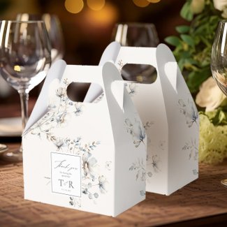 Delicate Wildflower Border Thank You ID1102