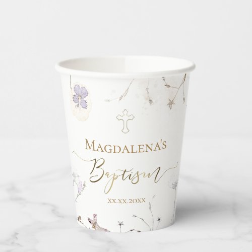 delicate wildflowers Baptism