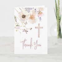 delicate wildflowers religious event Thank You
