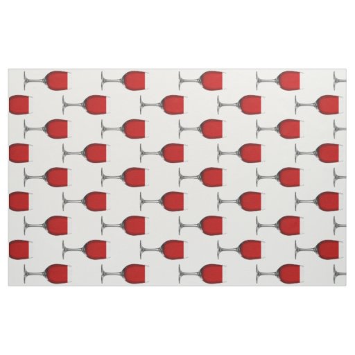 Delicate Wine Glass Chic Cotton (56" width) Fabric