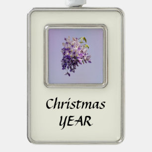 Delicate Wisteria Christmas Ornament