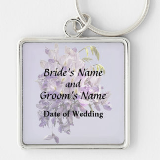 Delicate Wisteria Wedding Products Keychain