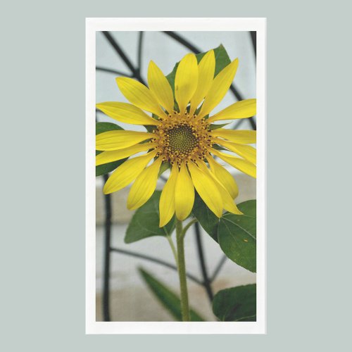 Delicate Yellow Sunflower Paper Guest Towels