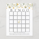 Delicate Yellow Wildflower Baby Babble Scramble