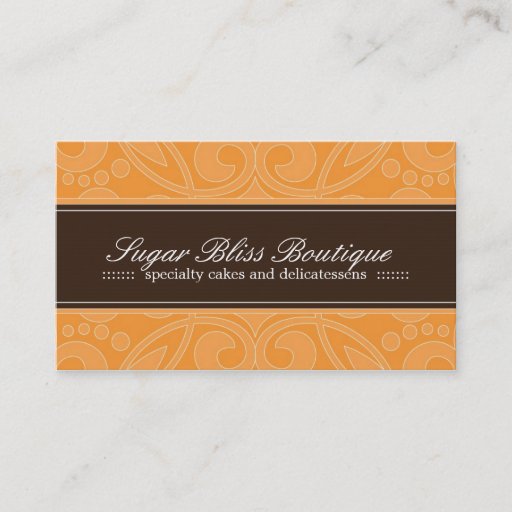 Customizable Delicattessen Business Card