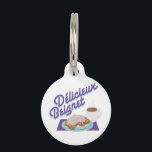 Delicieux Beignet Pet ID Tag<br><div class="desc">Use these beignets for a pastryy-loving, Southern friend.</div>