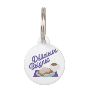 Delicieux Beignet Pet ID Tag