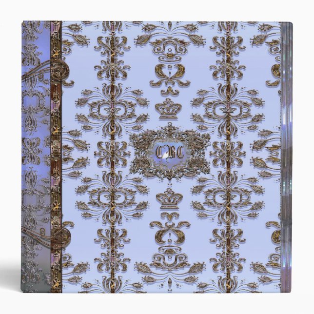 Délicieux IV Bleu 3 Ring Binder (Front)