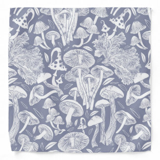 Delicious autumn poison mushrooms fungus toads bandana
