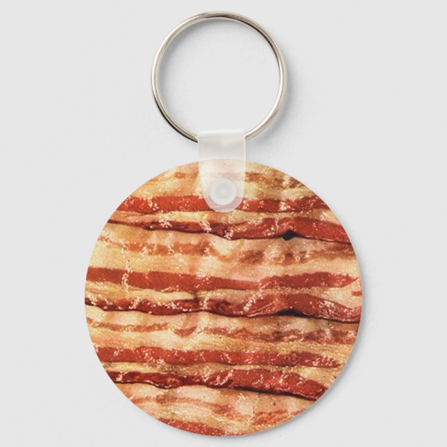 Delicious BACON goodness Keychain (Front)