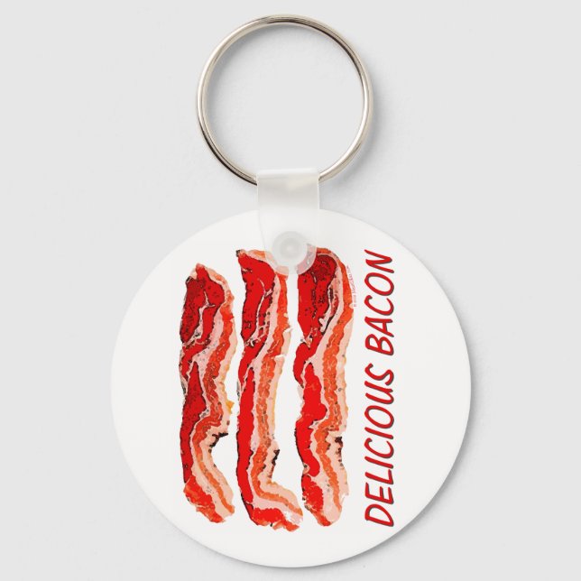 Delicious Bacon Keychain (Front)