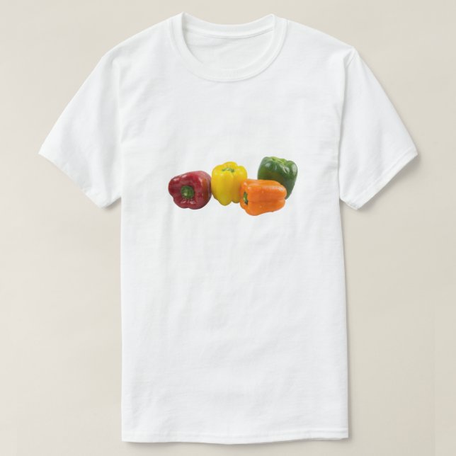 Delicious bell peppers are here T-Shirt (Design Front)