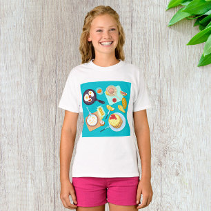 Delicious Breakfast Pancakes Eggs Coffee T-Shirt