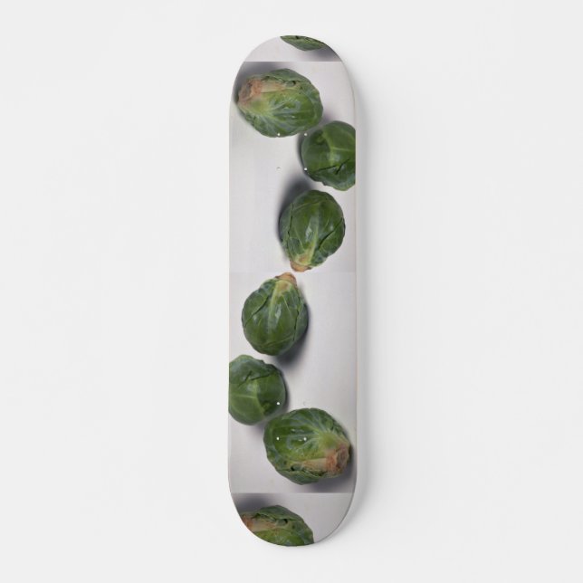 Delicious Brussel sprouts Skateboard Deck (Front)