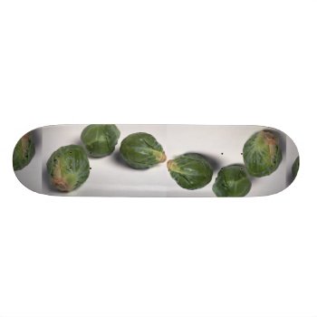 Delicious Brussel Sprouts Skateboard Deck by inspirelove at Zazzle