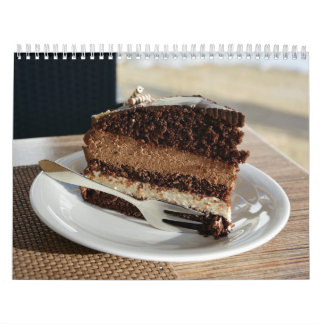 Delicious Cake Colorful Calendar