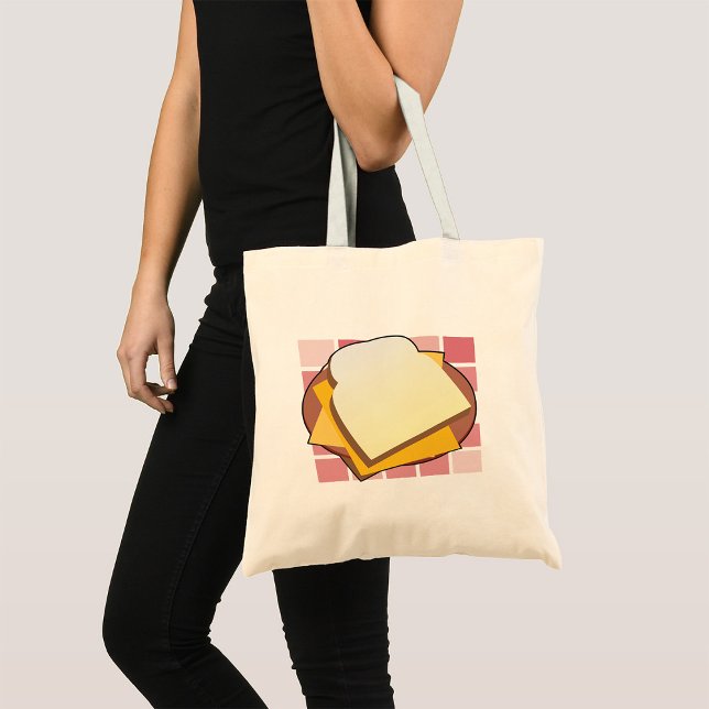 Delicious Cheese Sandwich Fun Food  Tote Bag (Creator Uploaded)