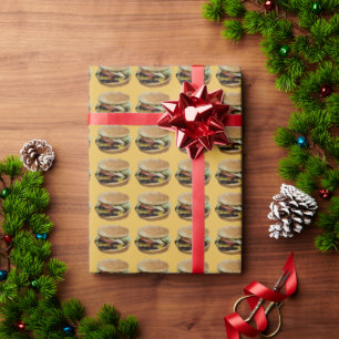 Delicious Cheeseburgers Wrapping Paper