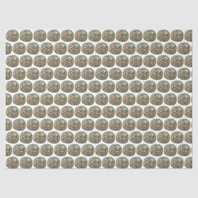 Delicious Chicken Biryani Indian Food Cuisine Tissue Paper (Front)