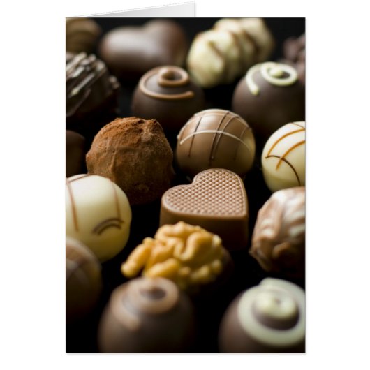 Delicious chocolate pralines (Front)