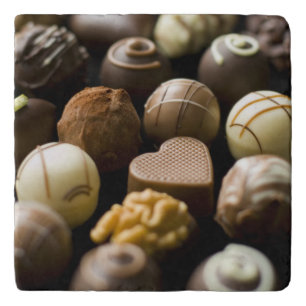 Delicious chocolate pralines trivet